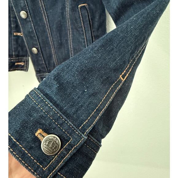 Classic Tommy Hilfiger Denim Jacket Women Size Youth 16 - Picture 8 of 8